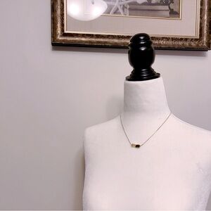 NEW! ✨Minimalist Gold Twist Bar Pendant Necklac